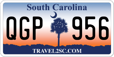 SC license plate QGP956