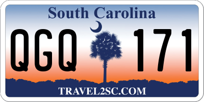 SC license plate QGQ171