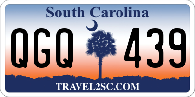 SC license plate QGQ439