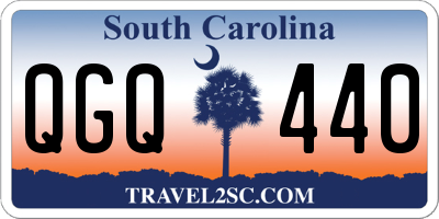 SC license plate QGQ440