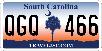 SC license plate QGQ466