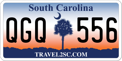 SC license plate QGQ556
