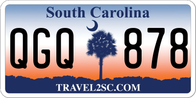 SC license plate QGQ878
