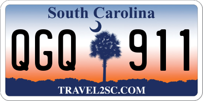 SC license plate QGQ911
