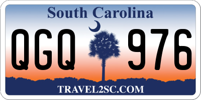 SC license plate QGQ976