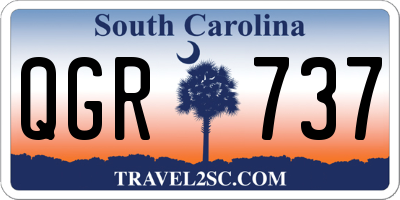 SC license plate QGR737