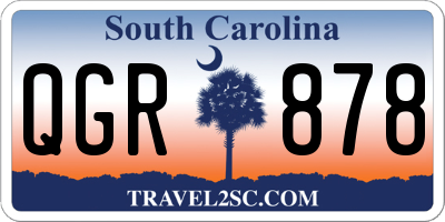 SC license plate QGR878