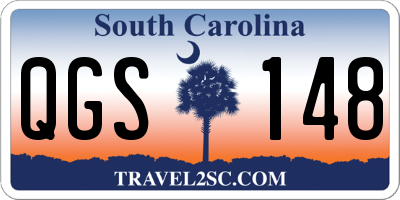 SC license plate QGS148