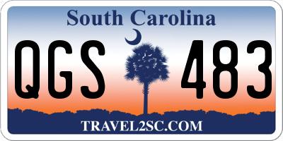 SC license plate QGS483