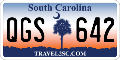 SC license plate QGS642