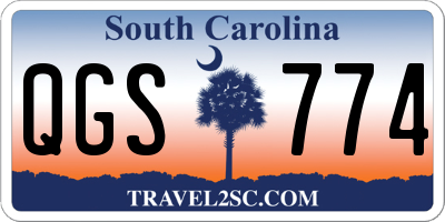 SC license plate QGS774