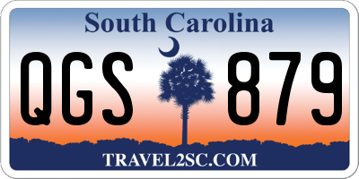 SC license plate QGS879