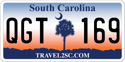 SC license plate QGT169