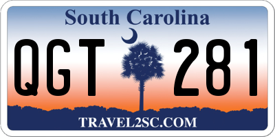SC license plate QGT281