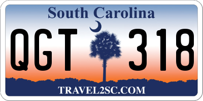 SC license plate QGT318