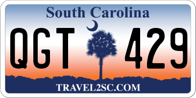 SC license plate QGT429