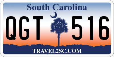 SC license plate QGT516