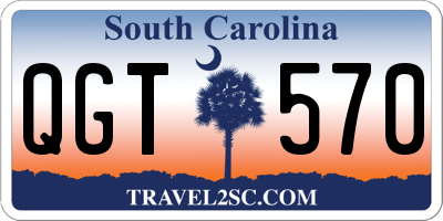 SC license plate QGT570