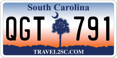 SC license plate QGT791