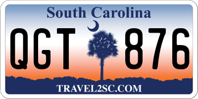 SC license plate QGT876