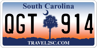 SC license plate QGT914