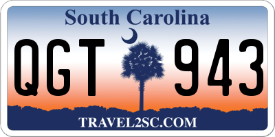 SC license plate QGT943
