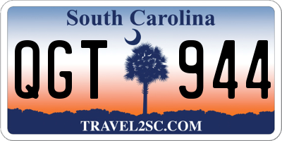 SC license plate QGT944