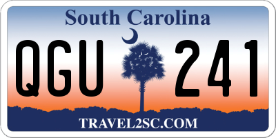SC license plate QGU241