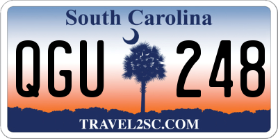 SC license plate QGU248