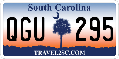SC license plate QGU295