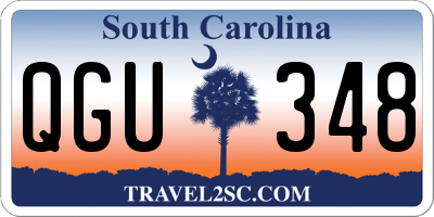 SC license plate QGU348