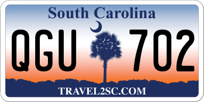 SC license plate QGU702