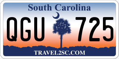 SC license plate QGU725