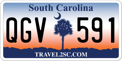 SC license plate QGV591