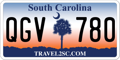 SC license plate QGV780