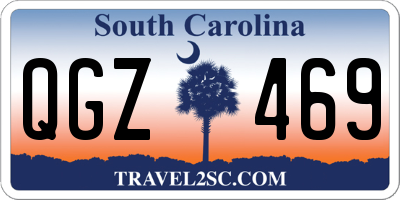 SC license plate QGZ469