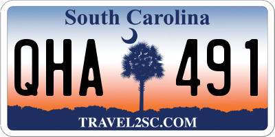 SC license plate QHA491