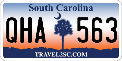 SC license plate QHA563