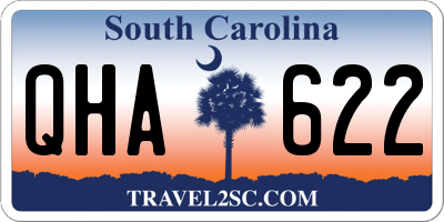 SC license plate QHA622