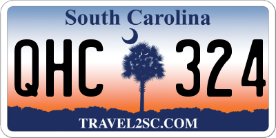 SC license plate QHC324