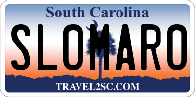 SC license plate SL0MAR0