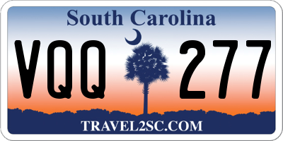 SC license plate VQQ277