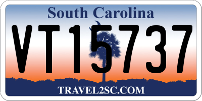 SC license plate VT15737