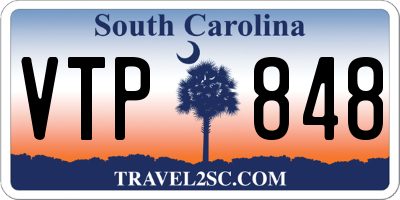 SC license plate VTP848