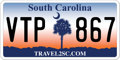 SC license plate VTP867