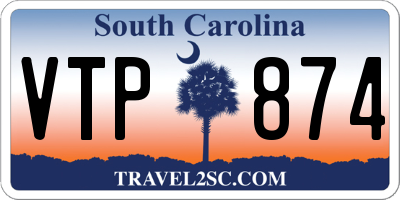 SC license plate VTP874