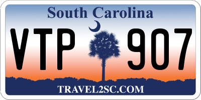SC license plate VTP907