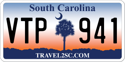 SC license plate VTP941