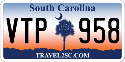 SC license plate VTP958