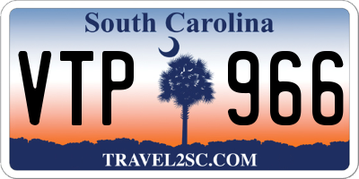SC license plate VTP966